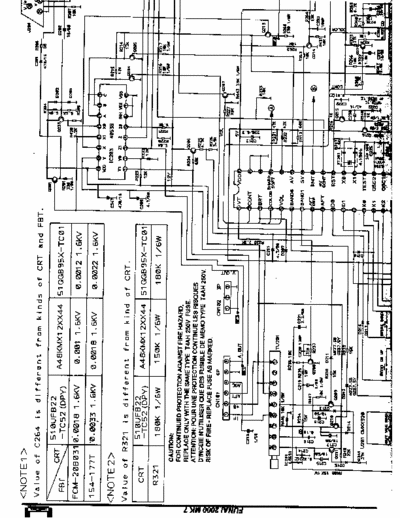 FUNAI TV-2000A MK7 SCHEMATIC DIAGRAM